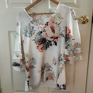 Women’s Floral Blouse
